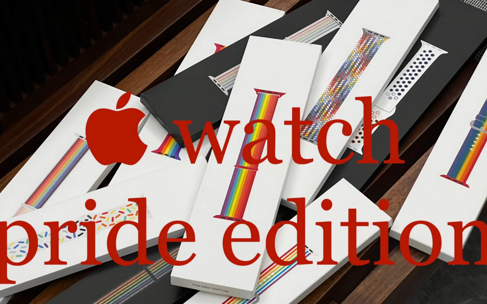 【收藏馆】全网最全!我收藏了apple历代彩虹表带!#apple watch pride系列#哔哩哔哩bilibili