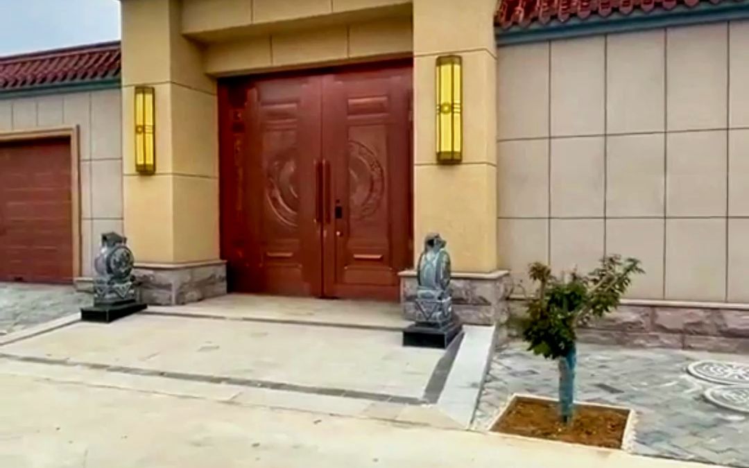 铜门 #自建房大门 #农村自建别墅 #农村自建房设计 #门楼门头