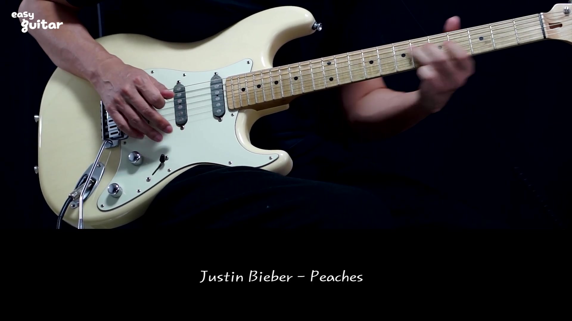 justin bieber - peaches guitar cover