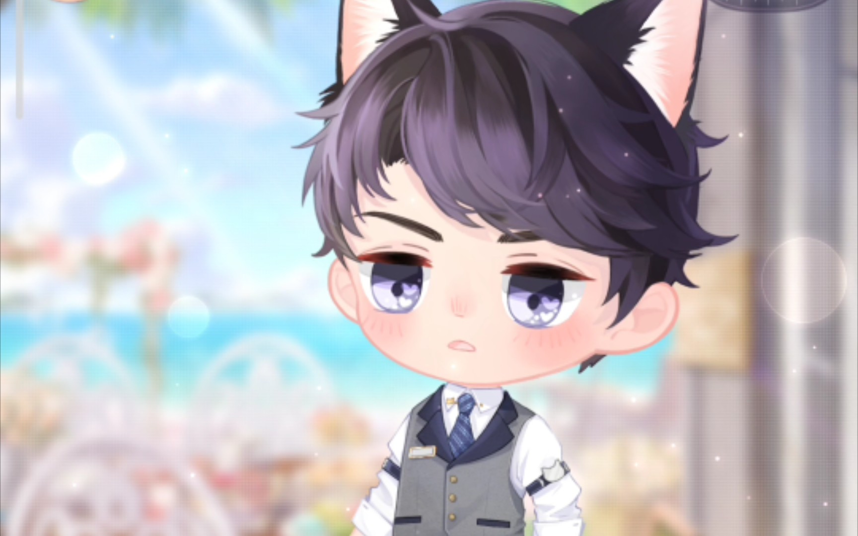 【恋与制作人】奇妙咖啡厅—李泽言猫耳q版待机动作