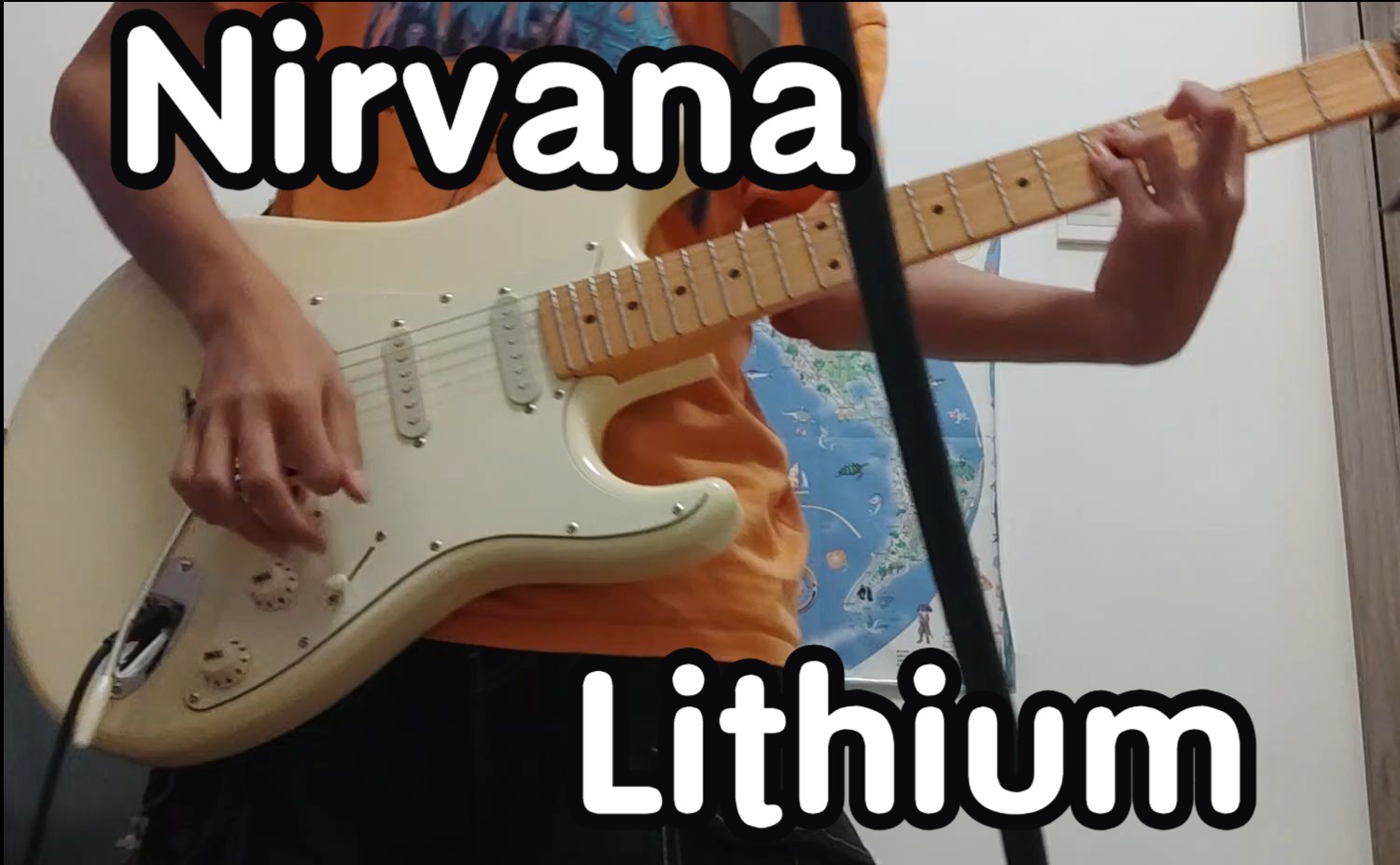 Nirvana《Lithium》guitar cover哔哩哔哩bilibili