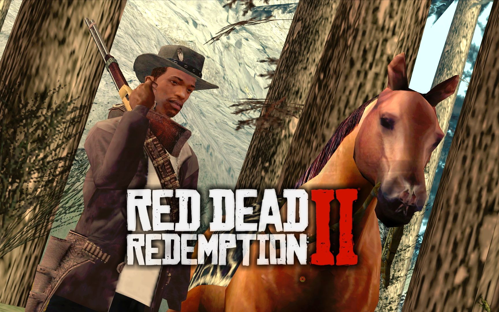 gtasa用gtasa硬核还原荒野大镖客2宣传预告片