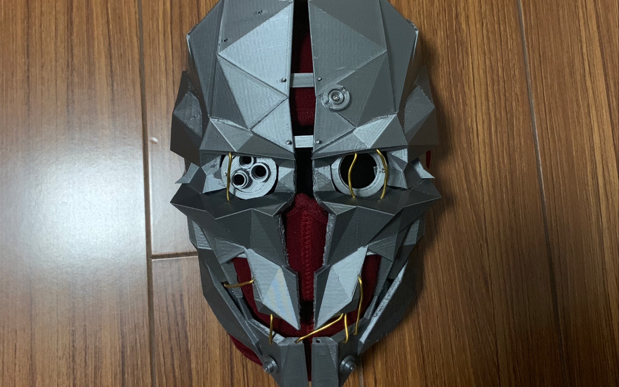 关于耻辱2面具的试模效果图未完成