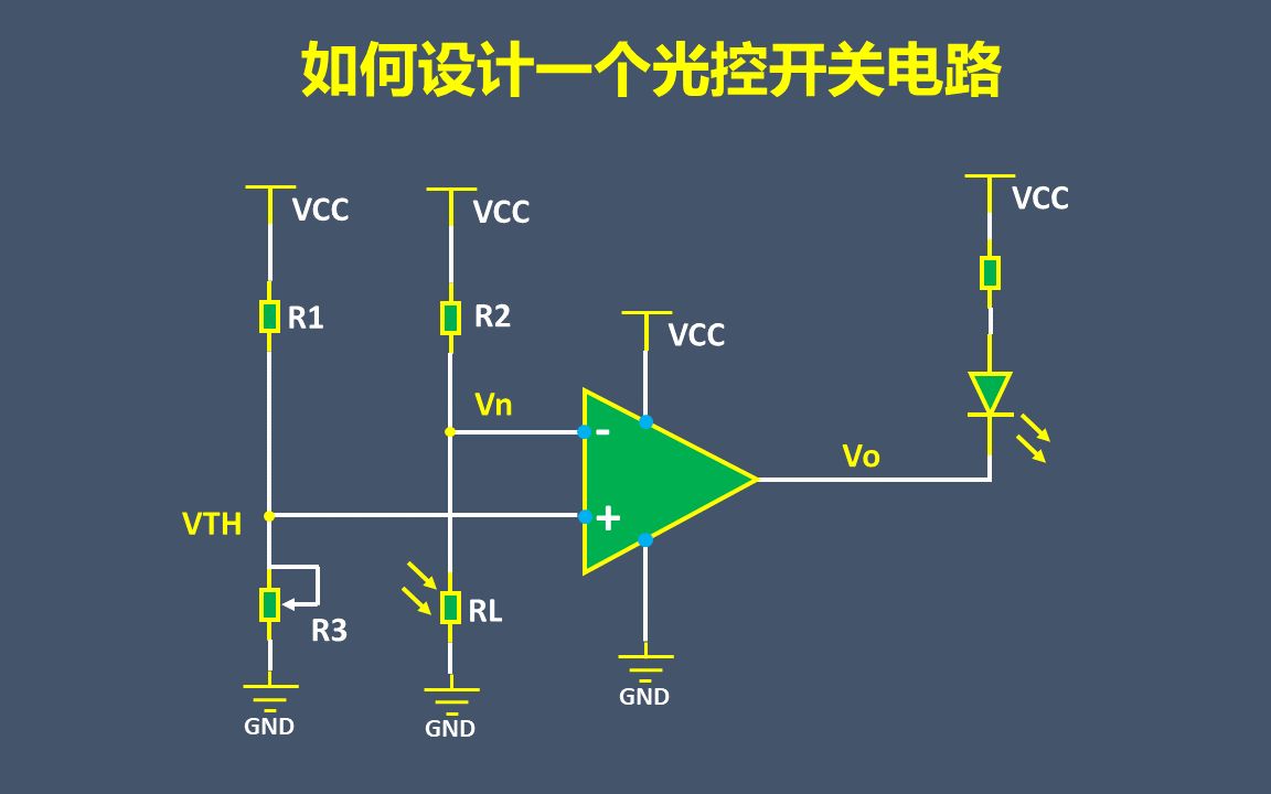 如何设计一个光控开关电路哔哩哔哩bilibili