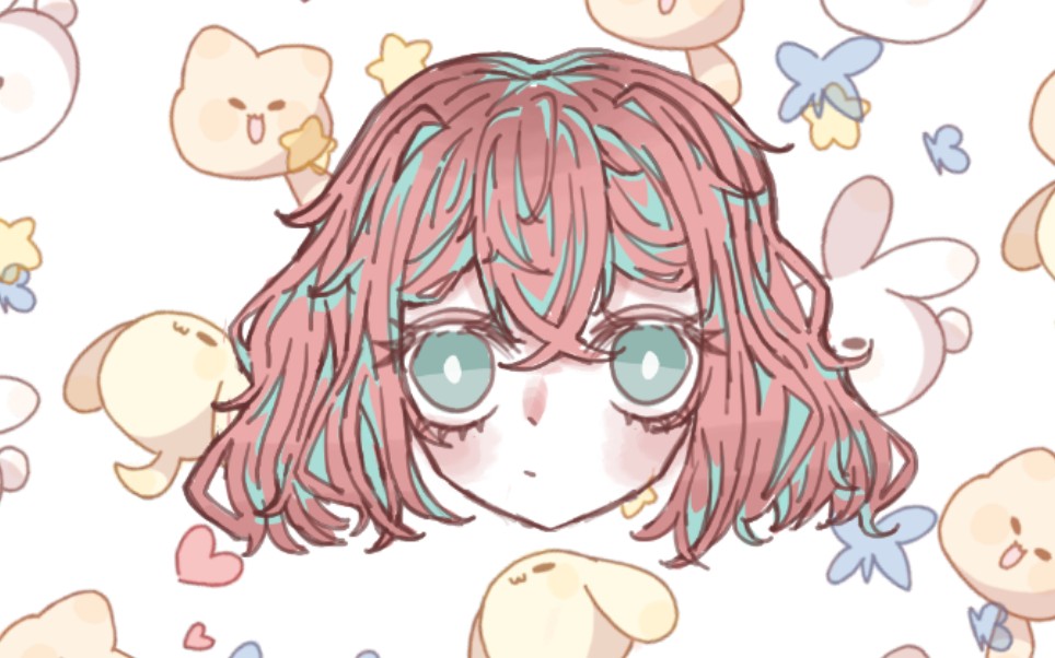 【指绘】头发练习_哔哩哔哩 (゜-゜)つロ 干杯~-bilibili