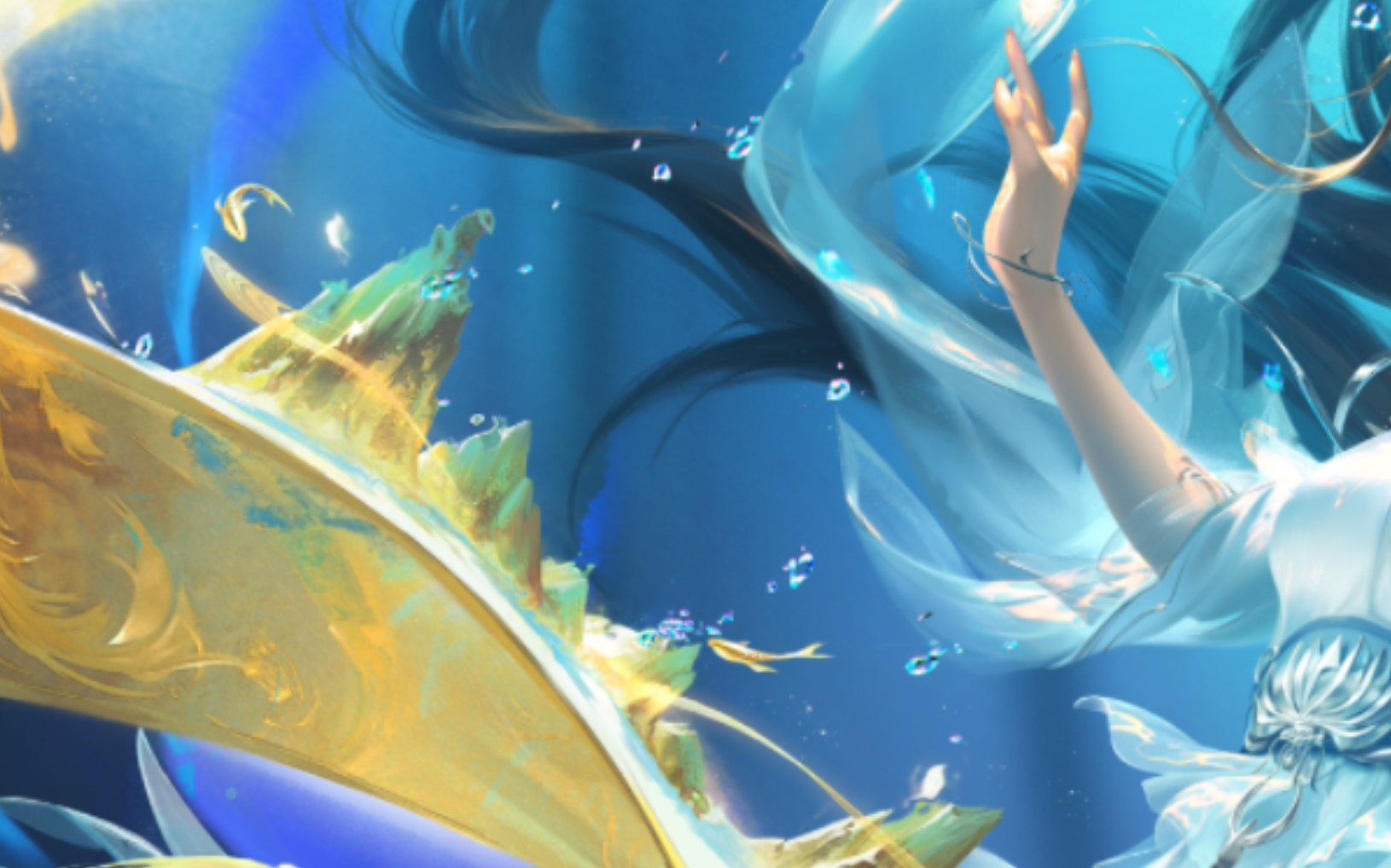 "九天仙子惊鸿面,千里山河映容颜."陆雪琪浮生载雪动态壁纸