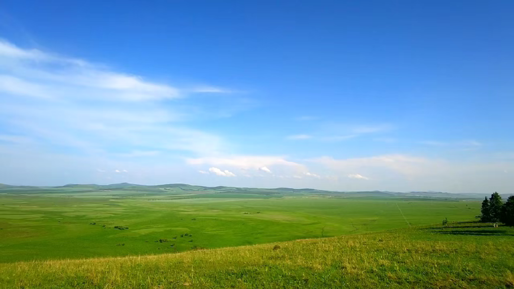 长这么大,第一次在家乡拍到辽阔壮丽的草原,视频中的风景分别是“莫日格勒河”与“额尔古纳湿地”哔哩哔哩bilibili