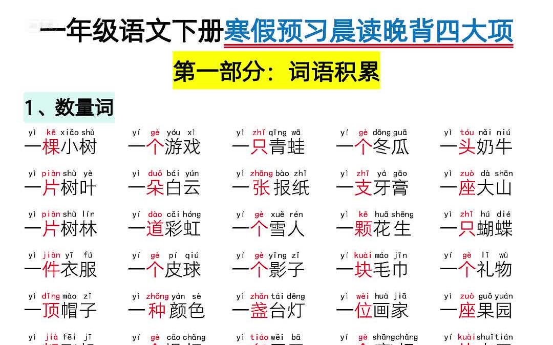 【电子版 可打印 可分享】16年级下册语文重点晨读晚默打卡计划哔哩哔哩bilibili