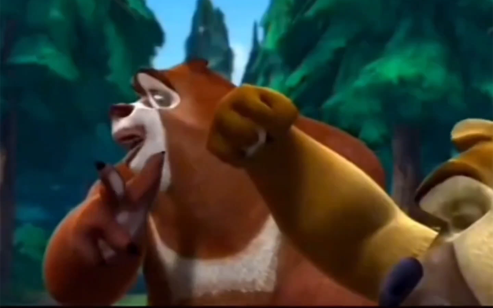 熊二,记住笑得亲切一点