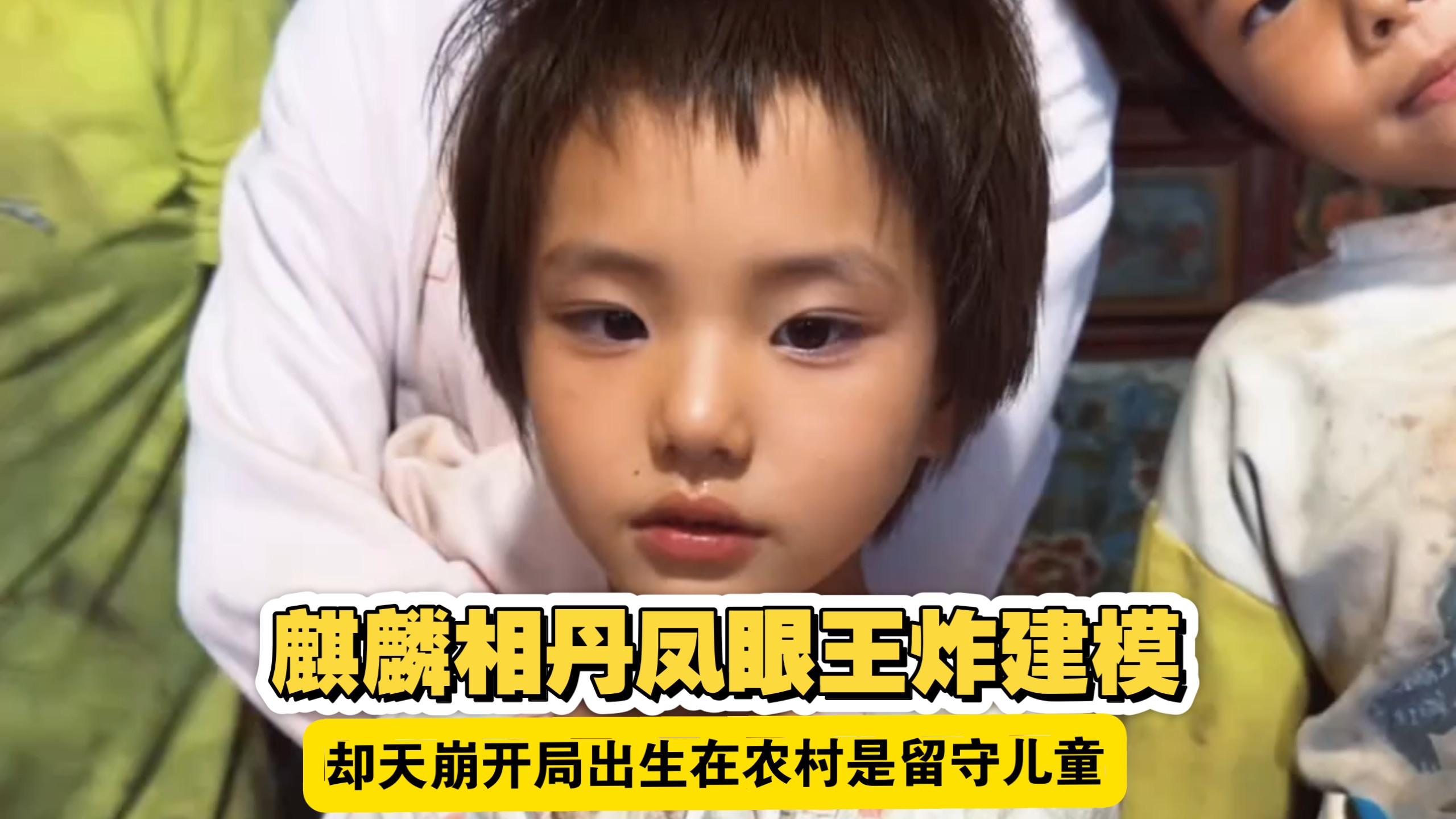 麒麟相丹凤眼王炸建模，却天崩开局出生在农村是留守儿童