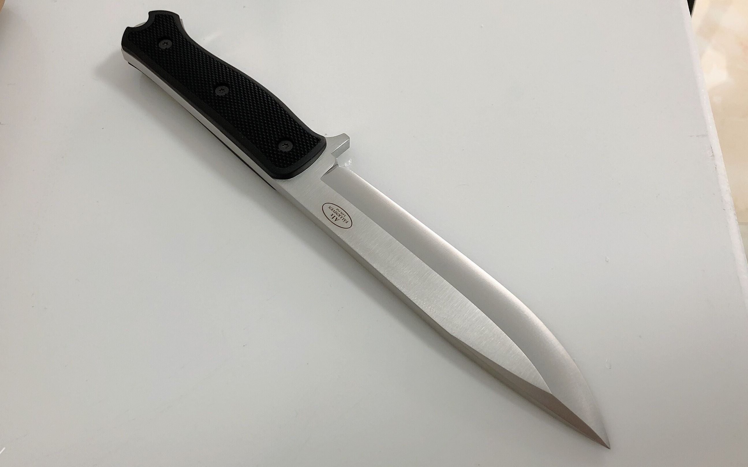 瑞典fallkniven a1x开箱视频 fka1x 福克尼文 重型户外刀 战术直刀