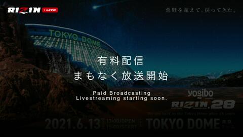 21年6月13日rizin 28期 对阵 赛后视频 Rizin Fighting Federation