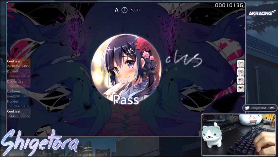 Cookiezi | 8.5^ Rip +HDHR / Ghost Rule [Mayday]哔哩哔哩bilibili