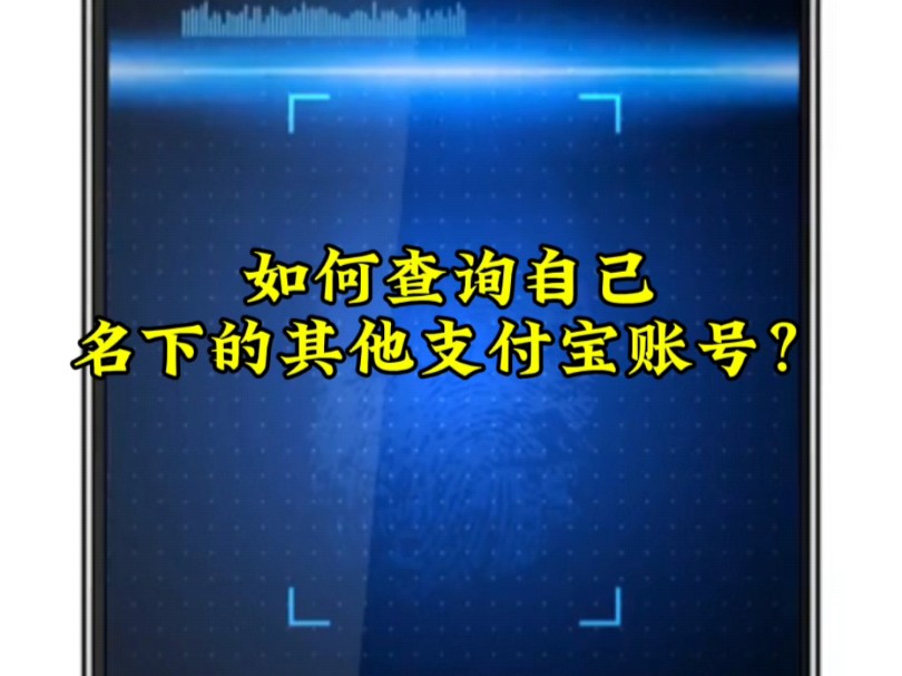 如何查询自己名下其他支付宝账号哔哩哔哩bilibili