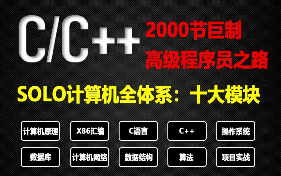 [图]【老八】C语言/C++、计算机体系10大模块