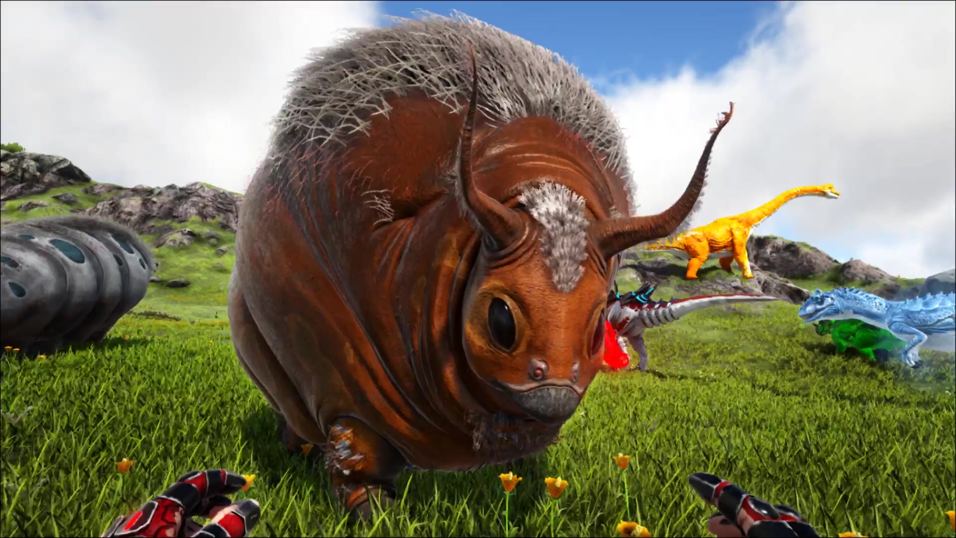 方舟生存进化普罗米修斯 111 能够把自己摔死的气囊虫_哔哩哔哩 (゜