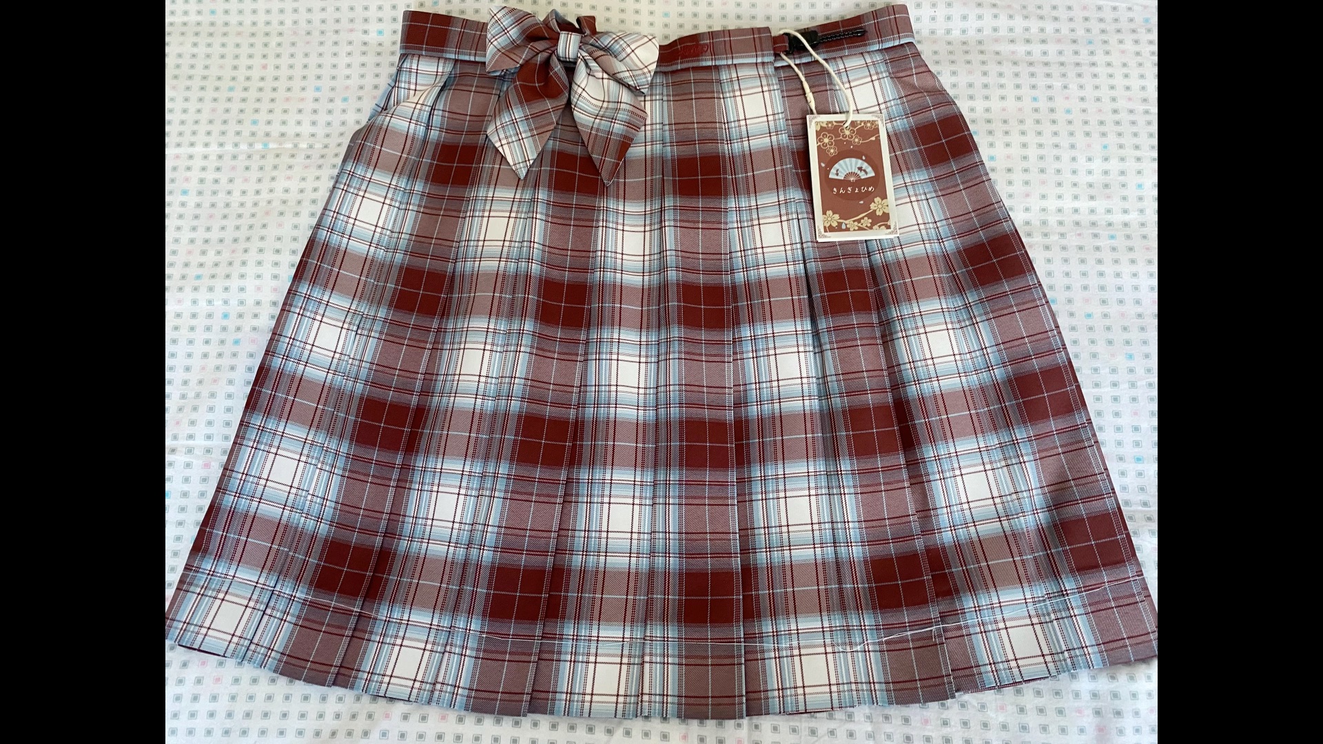 梗豆金鱼姬jk格裙开箱