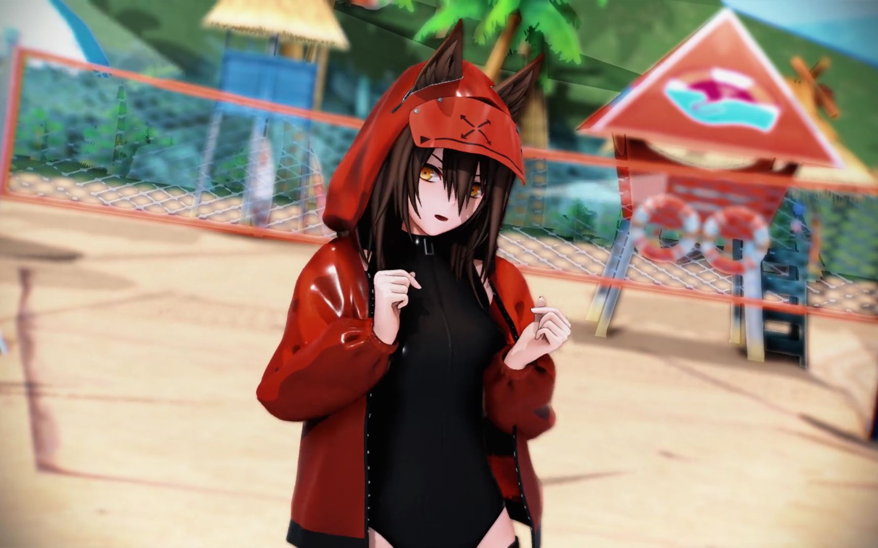 【明日方舟mmd】夏天快到辣 红『summertime』_哔哩哔哩_bilibili