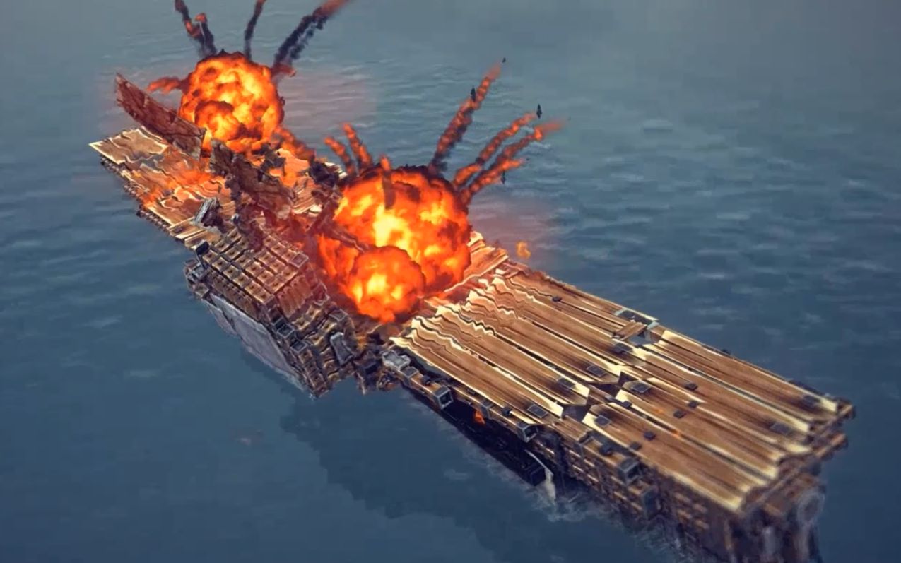 希望之光号航空母舰殉爆事件!_哔哩哔哩 (゜-゜)つロ 干杯~-bilibili