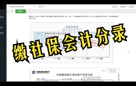 业务29个体户缴纳本月社保讲解哔哩哔哩bilibili