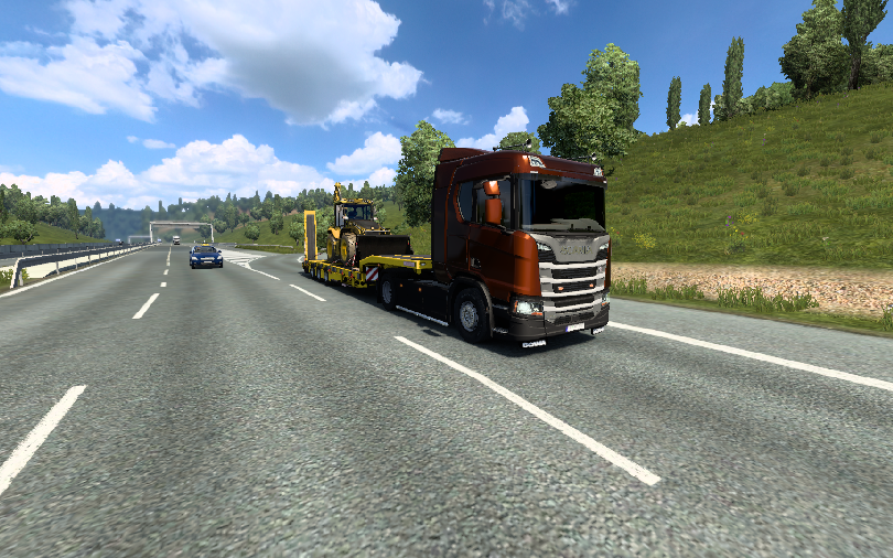 2斯堪尼亚r370英国运输反铲装载机_哔哩哔哩bilibili_欧洲卡车模拟2