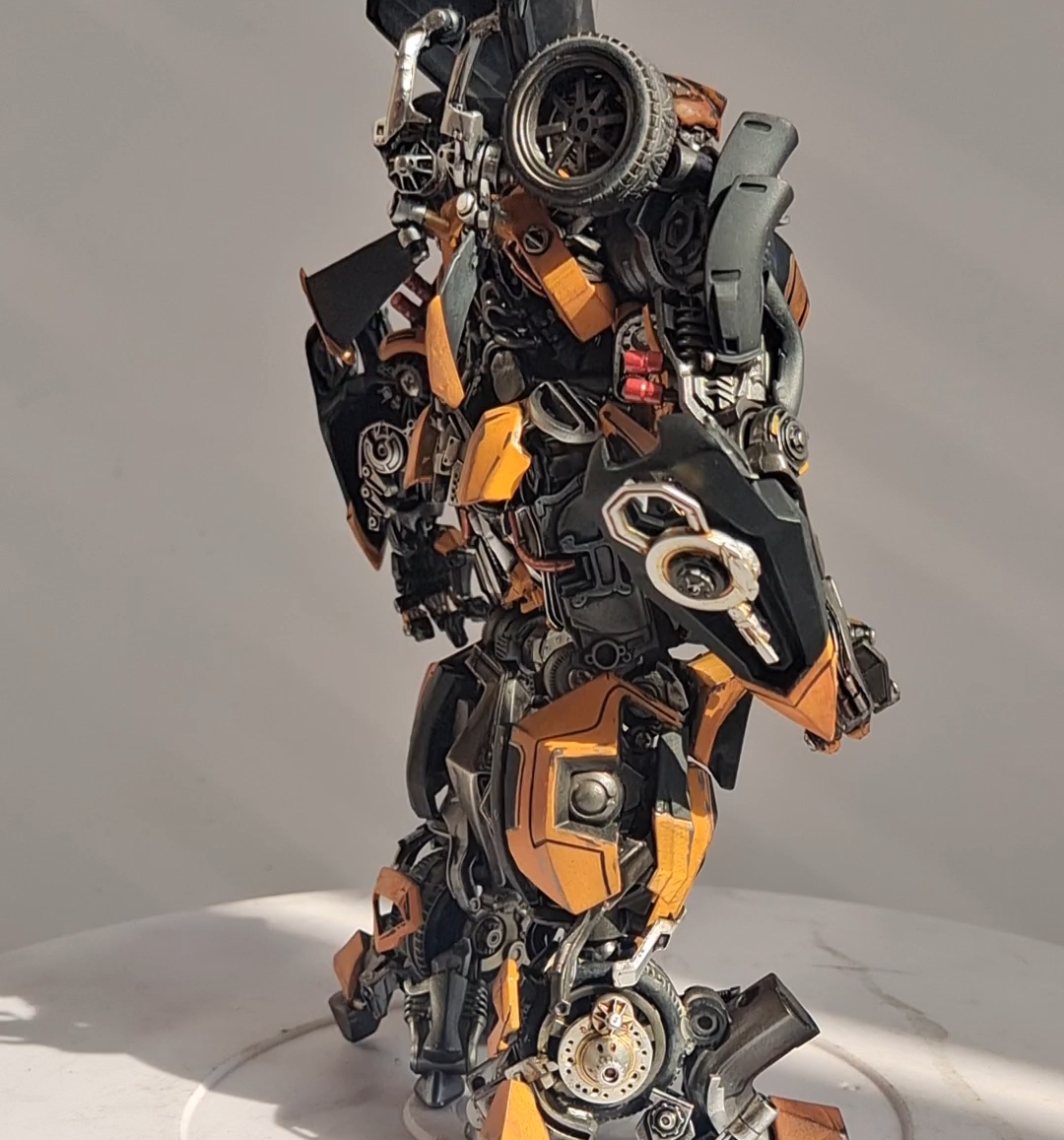 变形金刚四,老爷车大黄蜂,隐匿大黄蜂.完工展示.dmk模型来自孙老师.