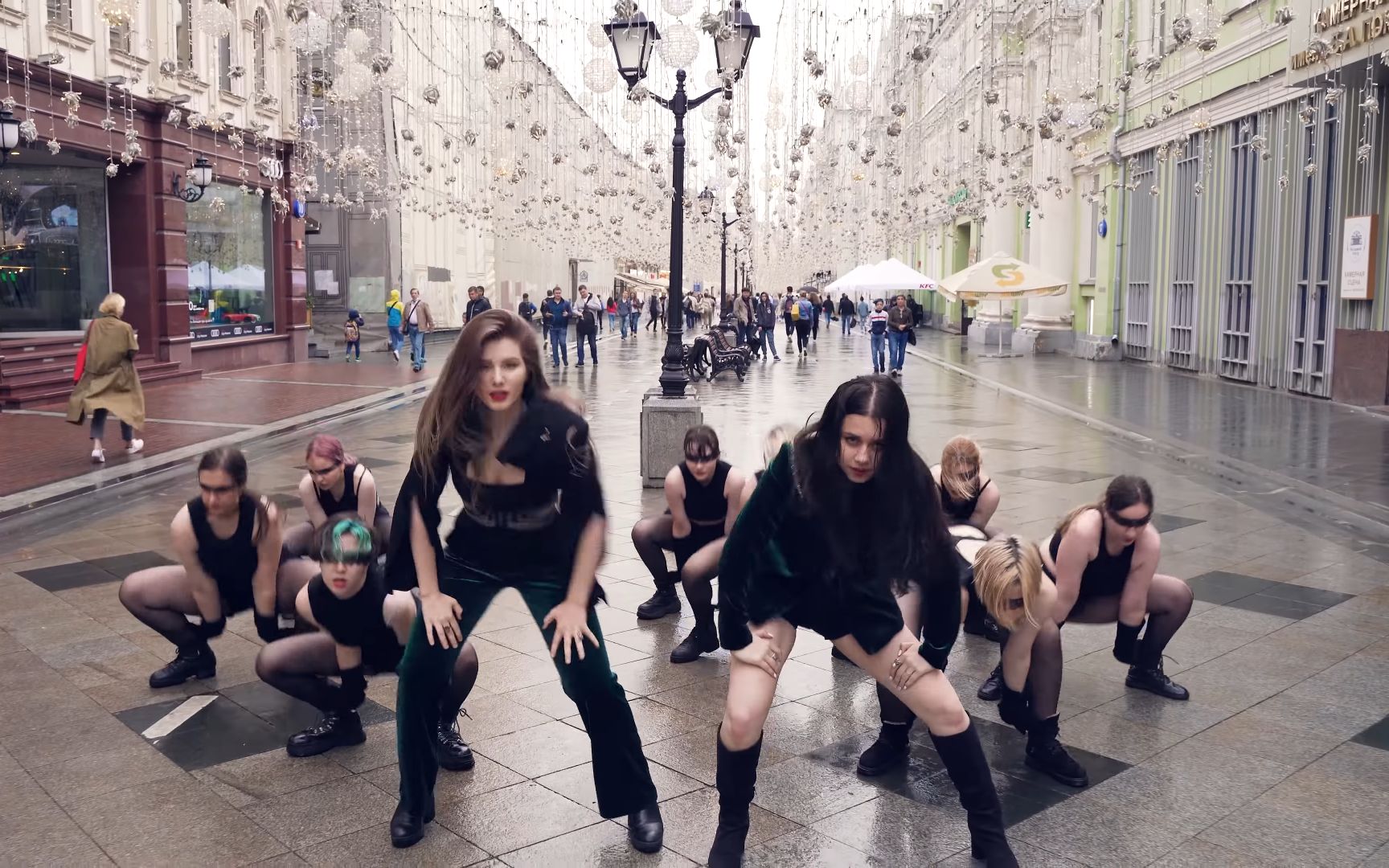 俄罗斯街头舞蹈翻跳4kkpopinpublicredvelvetireneseulgimonsterdance