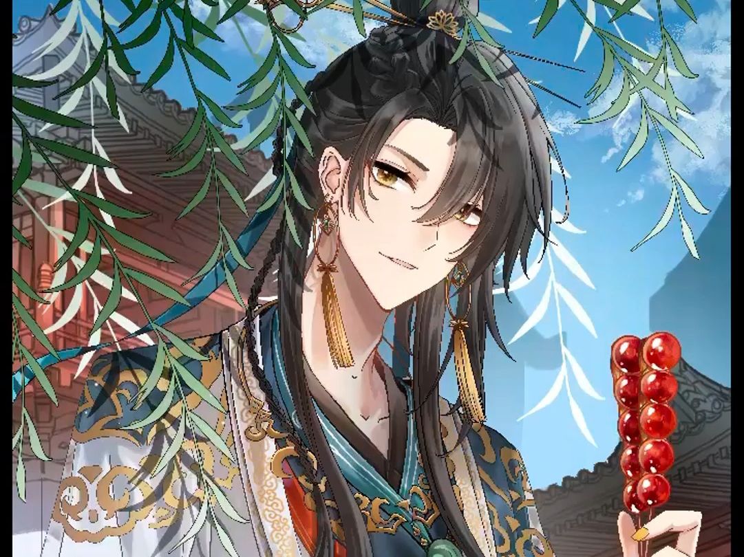 【绘画过程】画一个帅哥/食之契约-真鲷江山图