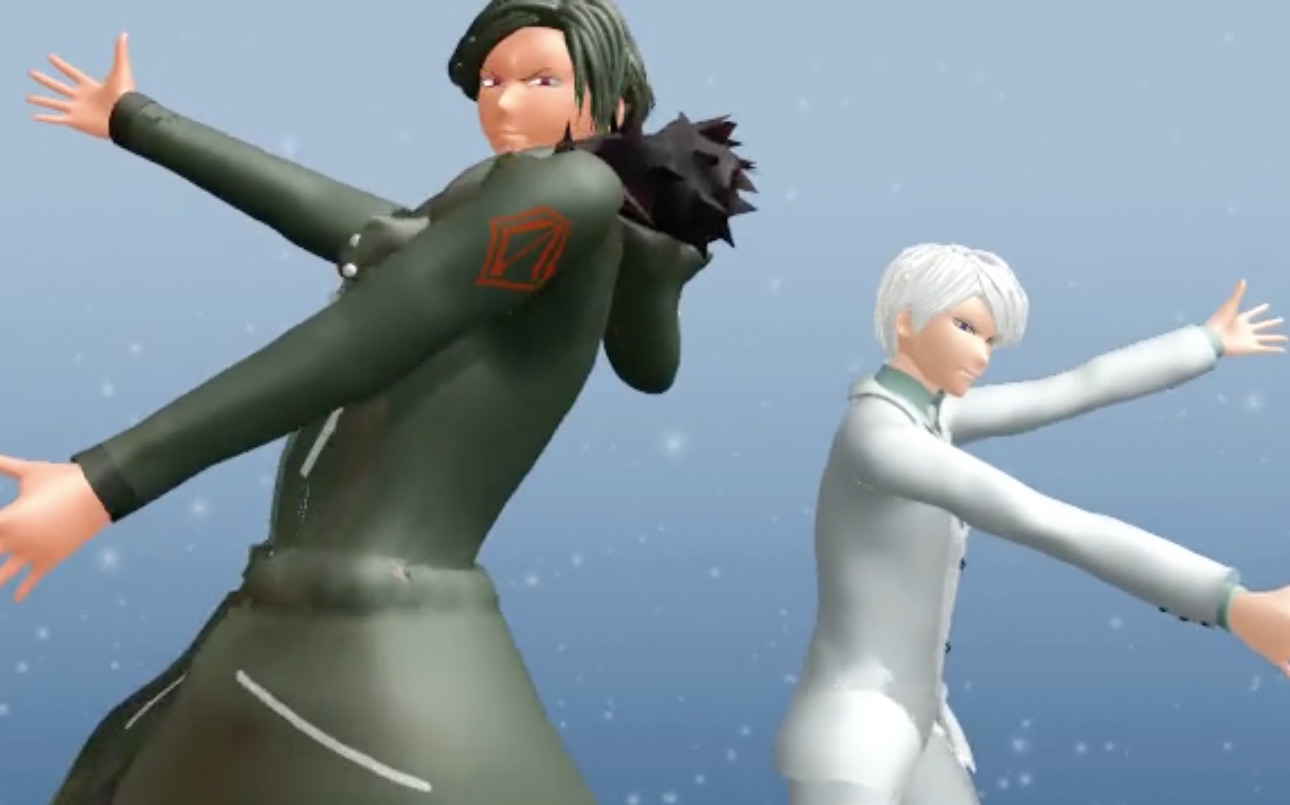 【弹丸论破mmd】逆藏与宗方的「kiss me我爱你」