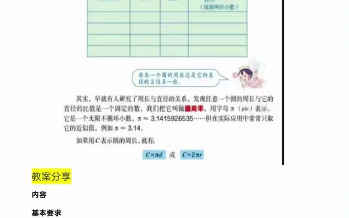 小学数学《圆的周长》教案 试讲稿 教资考试 教资面试 面试教案哔哩哔哩bilibili