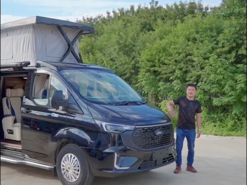 福特六座带独立卫生间房车#福特硬升顶房车 #福特房车厂家#b型房车