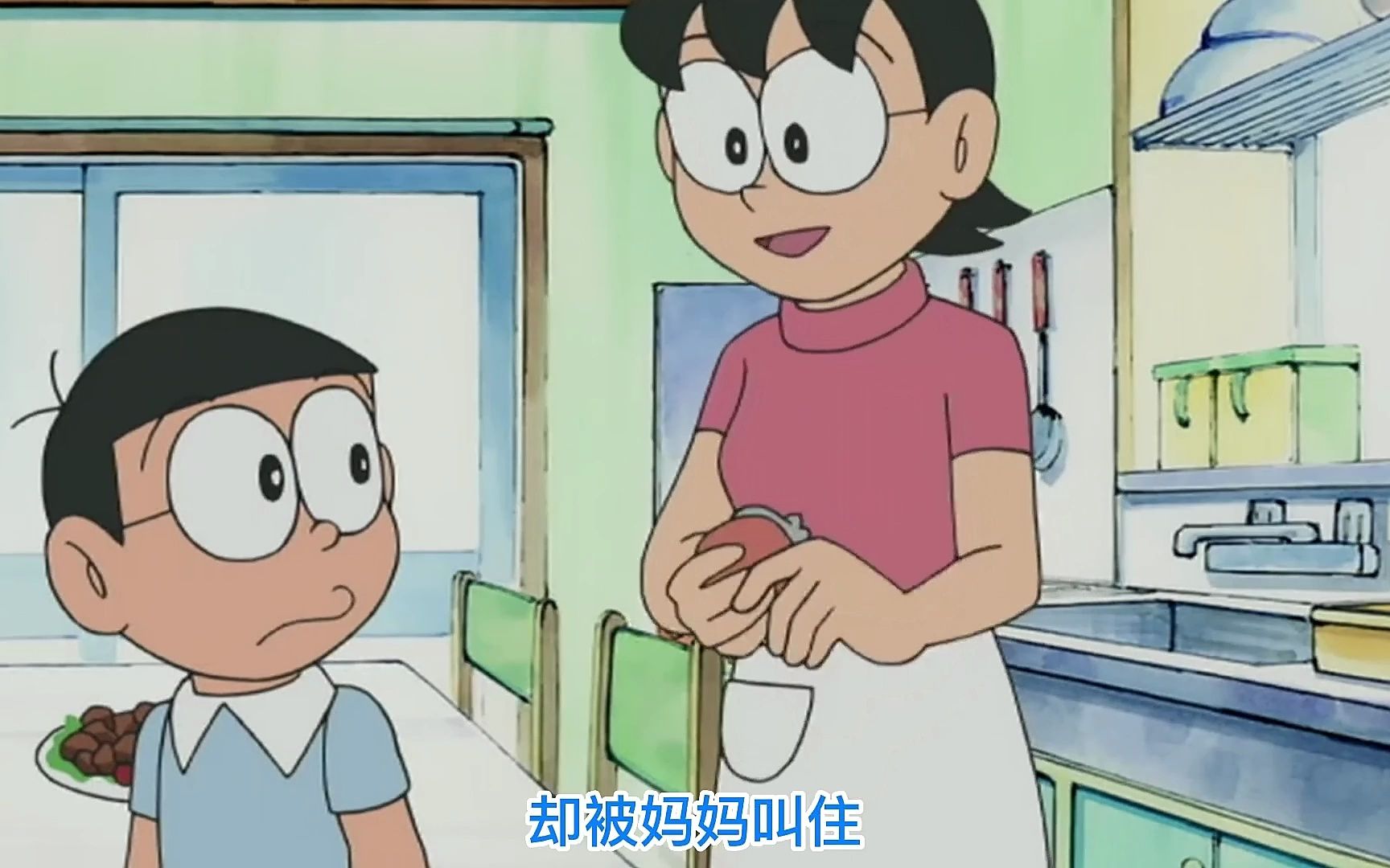 哆啦a梦:妈妈也嘴馋,结果变成了兔子