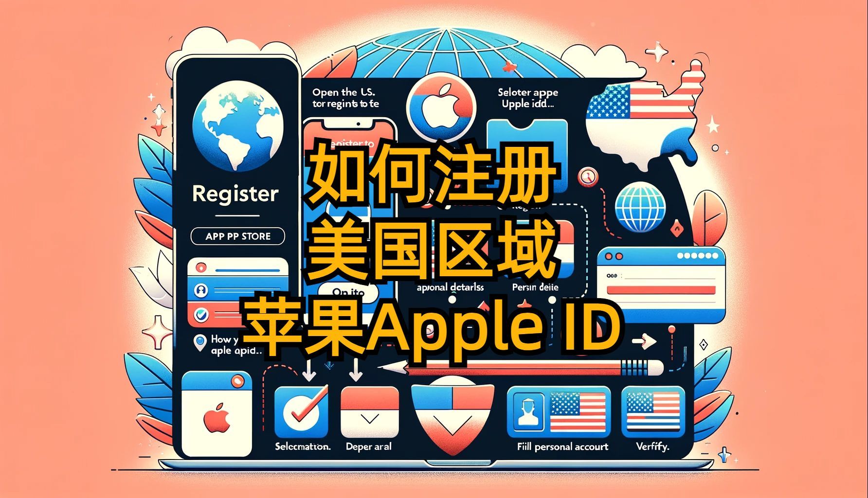 【2024最新】美区Apple ID 注册方法,操作简单,不用信用卡!!!哔哩哔哩bilibili