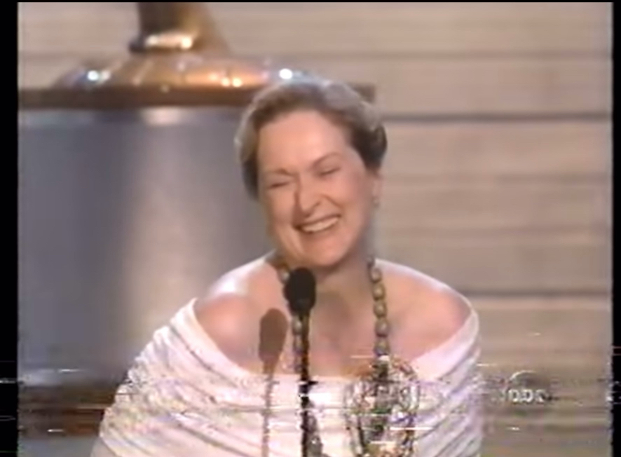 2004年,演员梅丽尔ⷦ–柳𙩇Œ普 Meryl Streep凭借电视剧《天使在美国》获得第56届黄金时段艾美奖迷你剧/电视电影最佳女主角奖哔哩哔哩bilibili