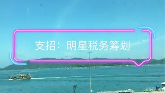 支招：明星税务筹划