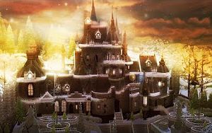 [图]模拟人生4速建|美女与野兽电影城堡还原|BEAUTY AND THE BEAST MOVIE CASTLE