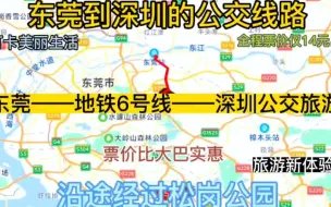 Download Video: 东莞开往深圳的公交线路来了，全程票价仅14元