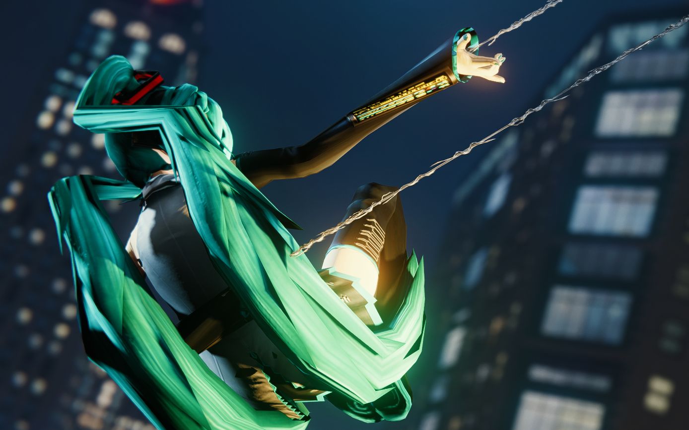 漫威蜘蛛侠—初音未来 mod 公主殿下暴打肥宅