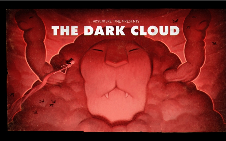 Adventure Time S07E13标题卡  The Dark Cloud 官方绘制过程哔哩哔哩bilibili