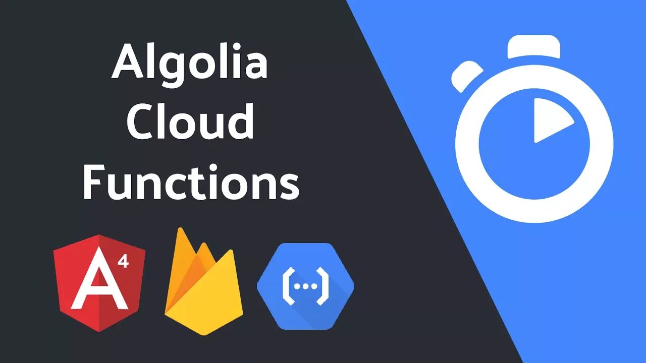 Algolia 与 Firebase Cloud Functions  第 2 部分哔哩哔哩bilibili