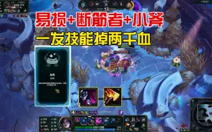 Descargar video: 【斗魂竞技场】易损+断筋者+小斧卡莎，一发技能掉两千血！！