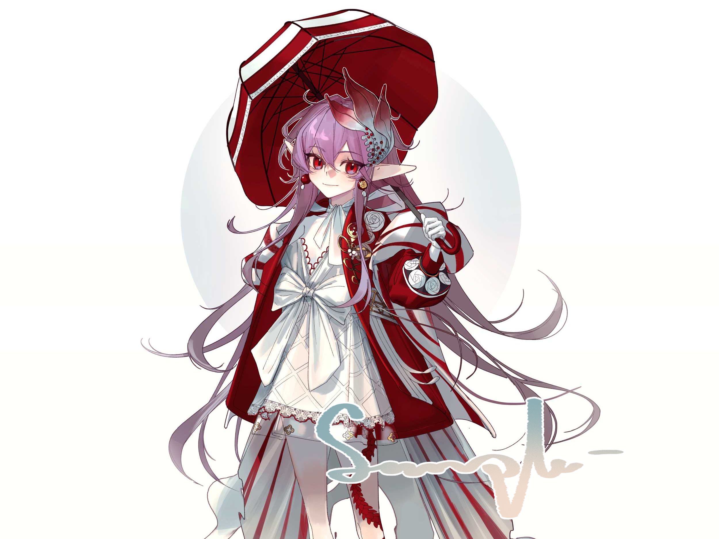 【绘画过程】立绘稿件过程🌹🤍