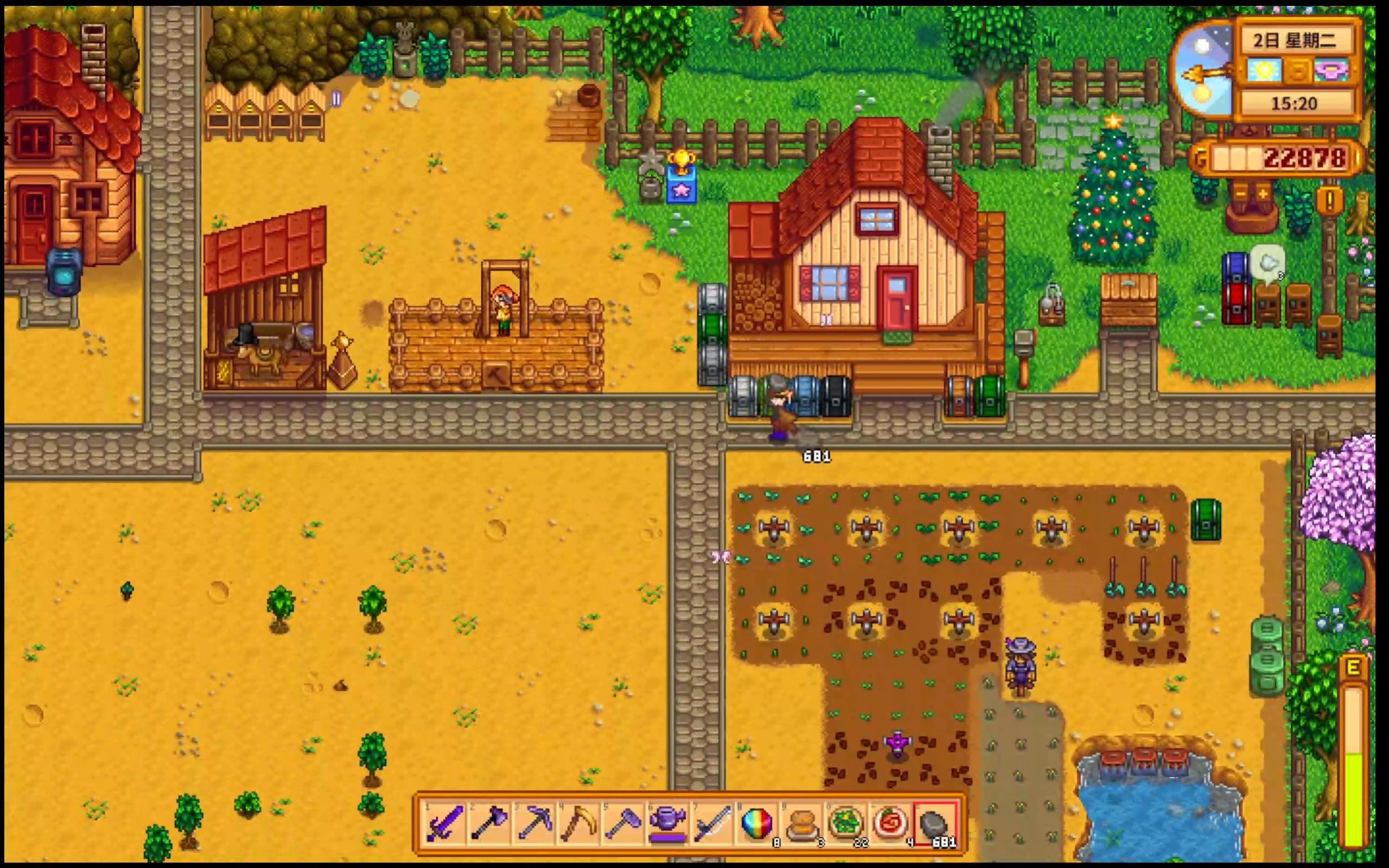修建农场 星露谷物语第二年春2