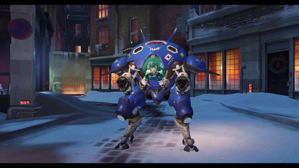 守望无缝剪辑dva兔子跳