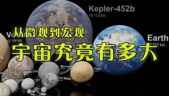超震撼！从微观到宏观，人类探索的宇宙究竟有多大？