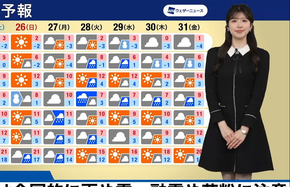 日本东京天气预报15天预报
