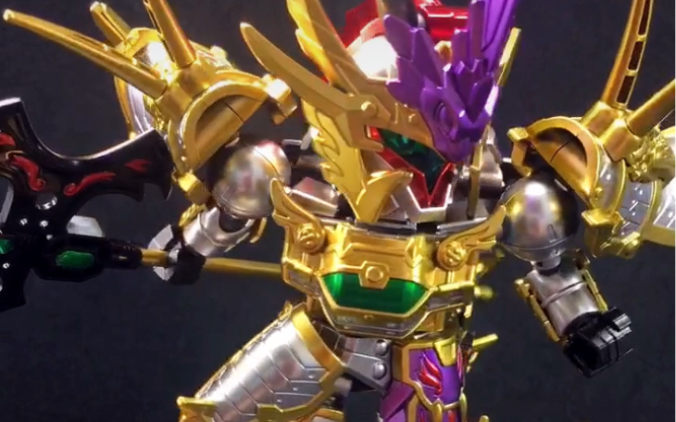 【代工成品分享】sd三国传 玄武装吕布 金属色