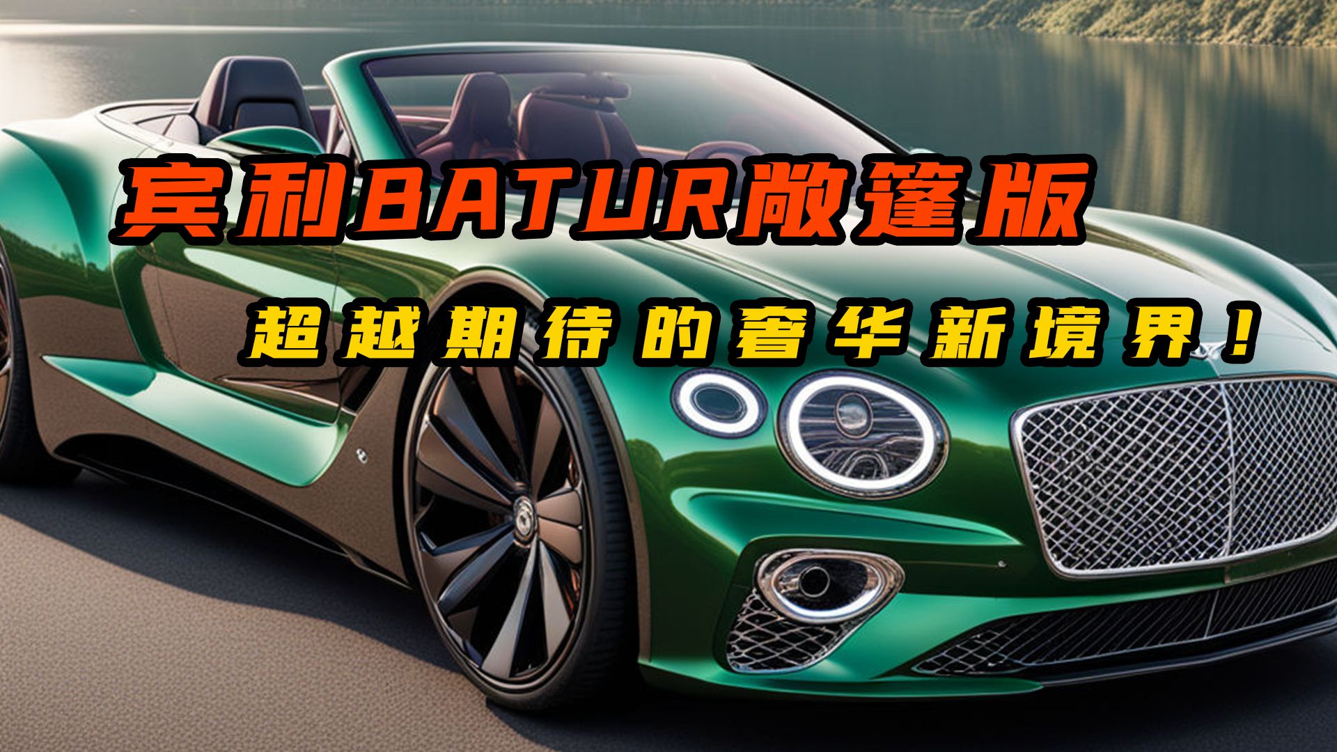 宾利Batur敞篷版:超越期待的奢华新境界!哔哩哔哩bilibili