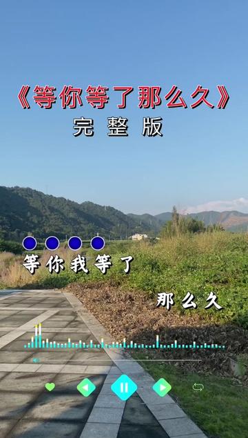 热门音乐97 #音乐分享 #百听不厌 #音乐 #等你等了那么久