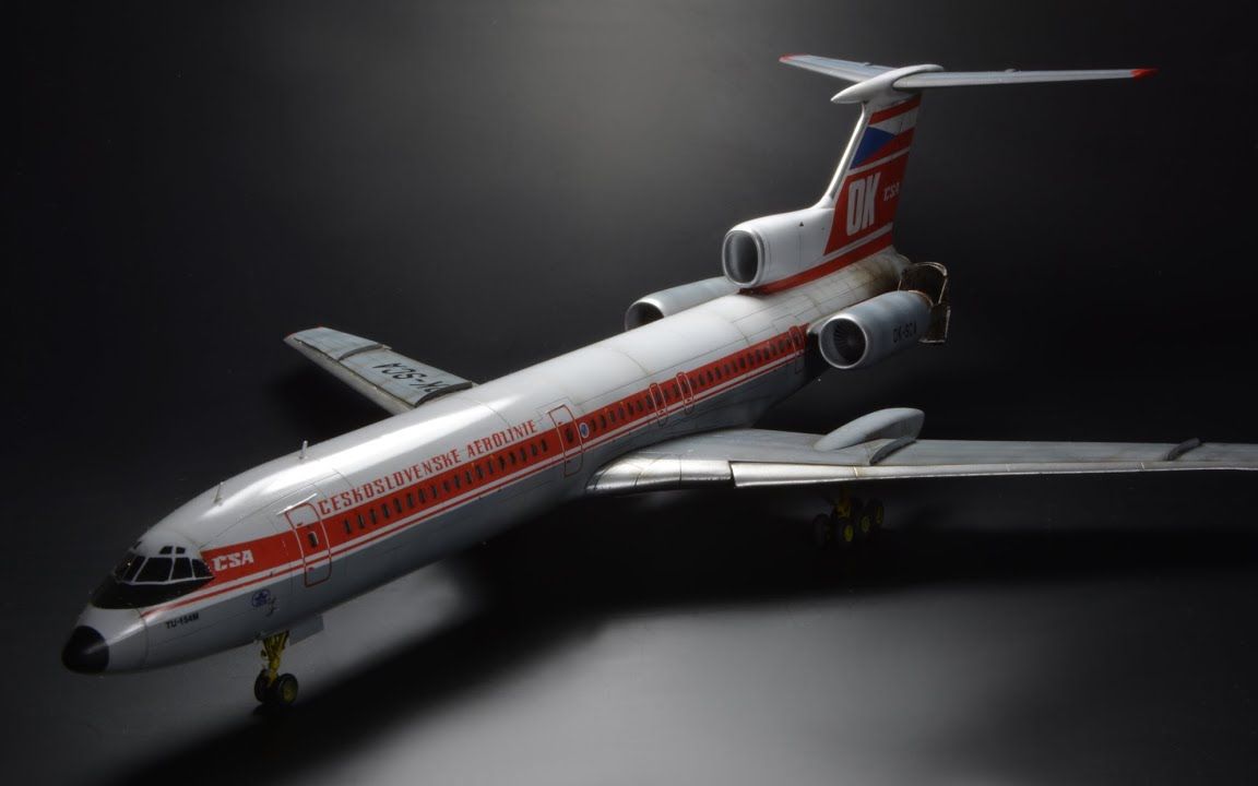 plasmo 制作红星144比例 图波列夫 图-154m 09sa